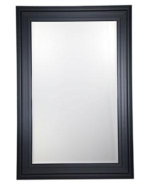 Miroir rectangulaire cadre en bois